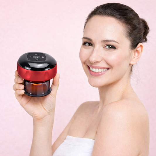 Masajeador Electrico Ventosa Con Aceite: Alivia dolor y mejora circulación